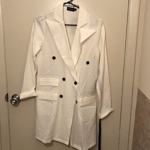 Suit Jacket Style Dress